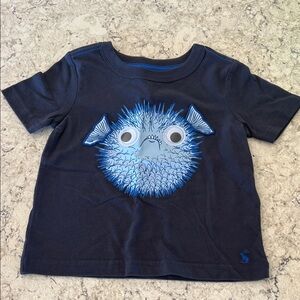 Toddler Boy Joules Pufferfish 🐡 3D T-shirt, Size 2, NWT!